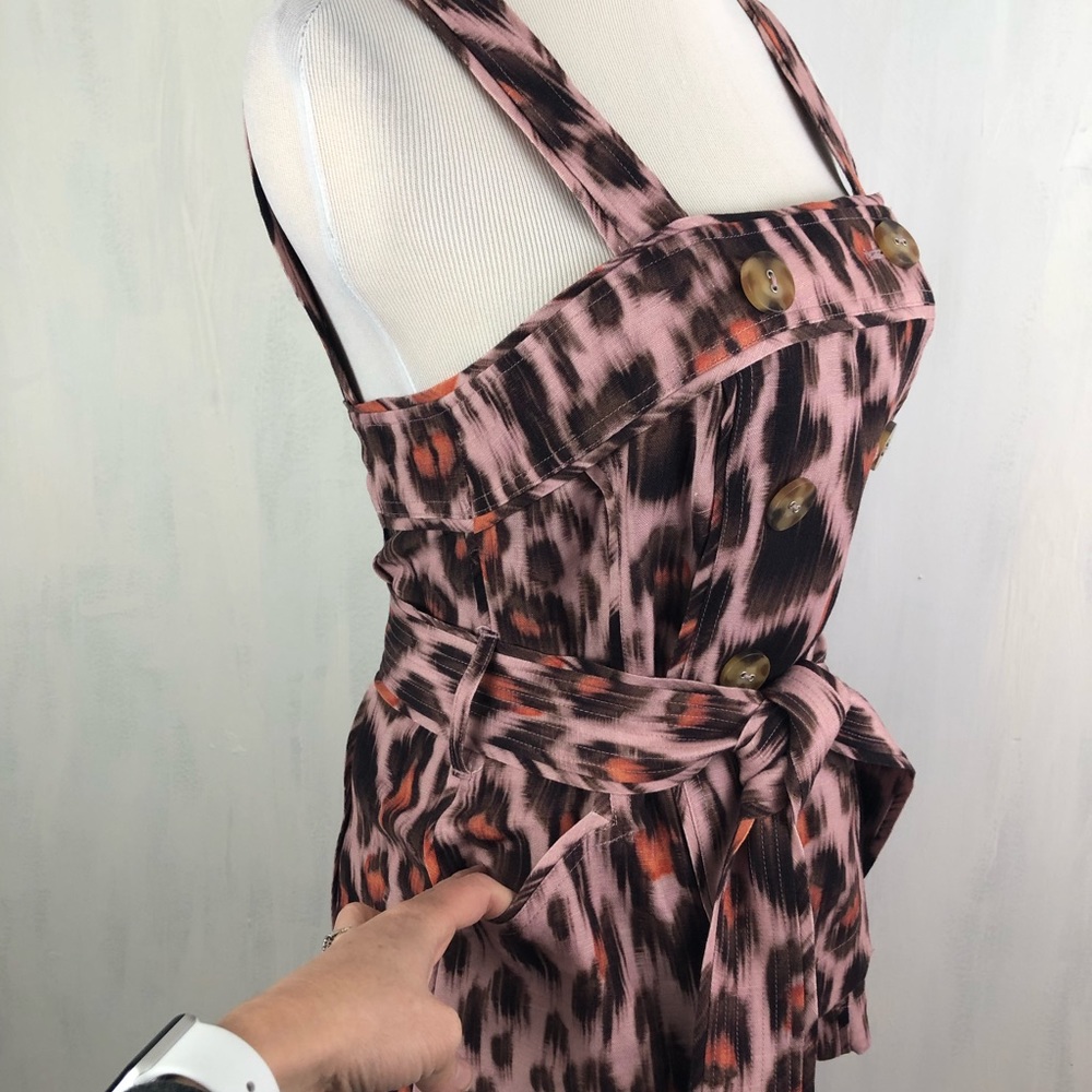 NEW Cameo Collective Actuate Leopard Tie Top S 234 - Picture 3 of 8